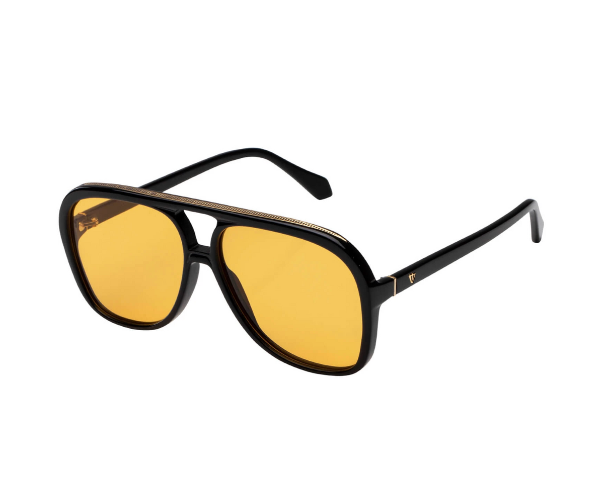 BANG - Gloss Black (Orange Lens)