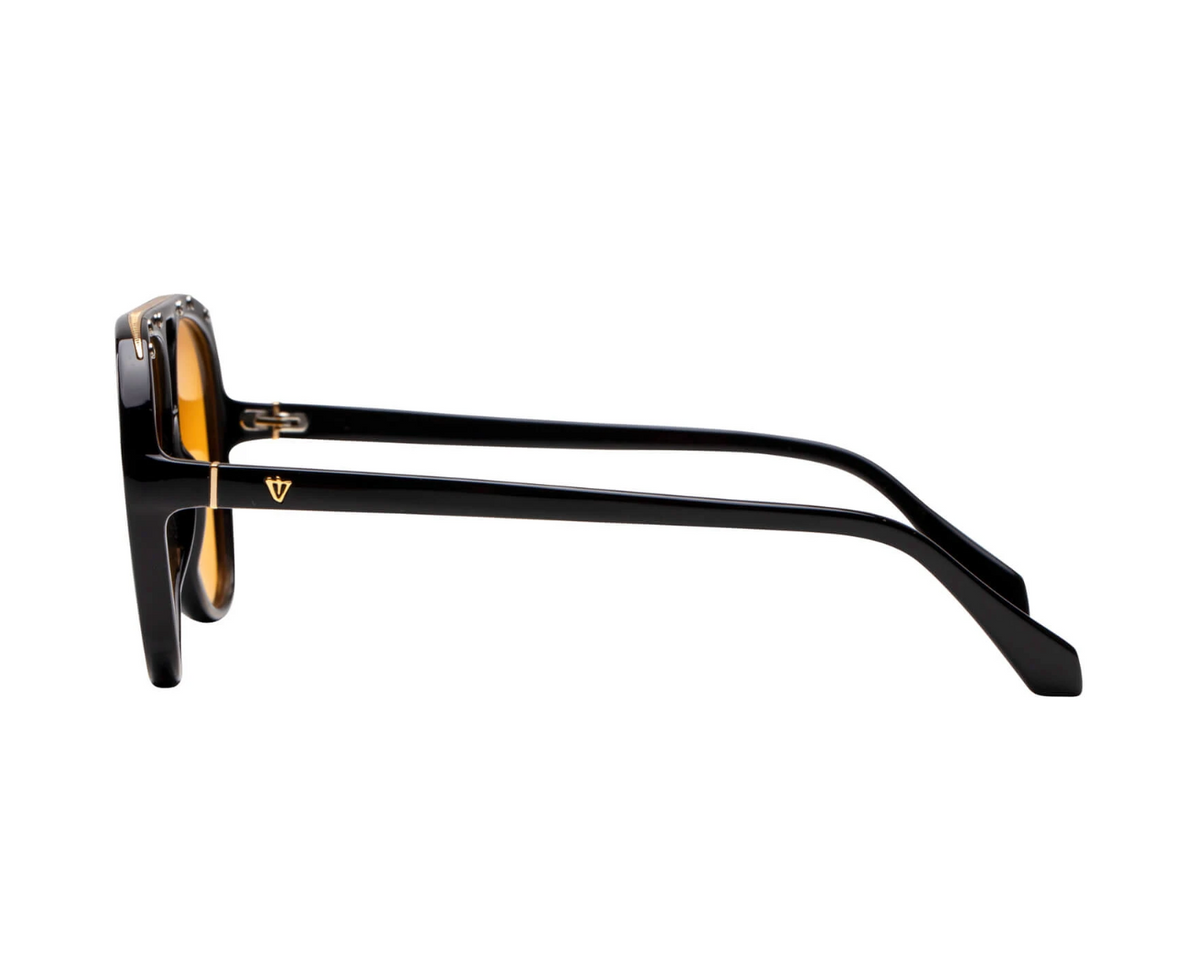 BANG - Gloss Black (Orange Lens)