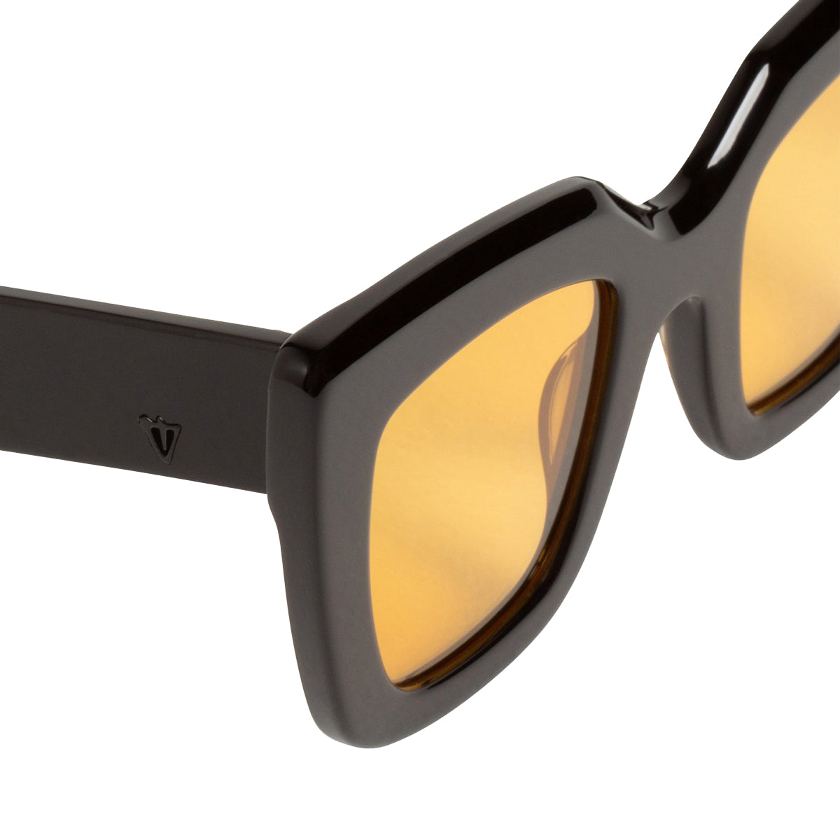 BRIGADA - Gloss Black/Orange Lense