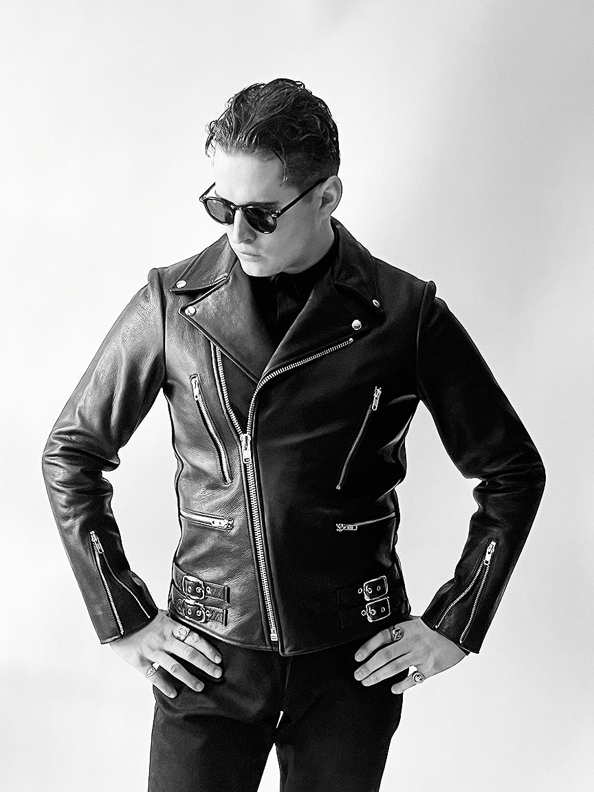 ESSEX BLACK LEATHER JACKET