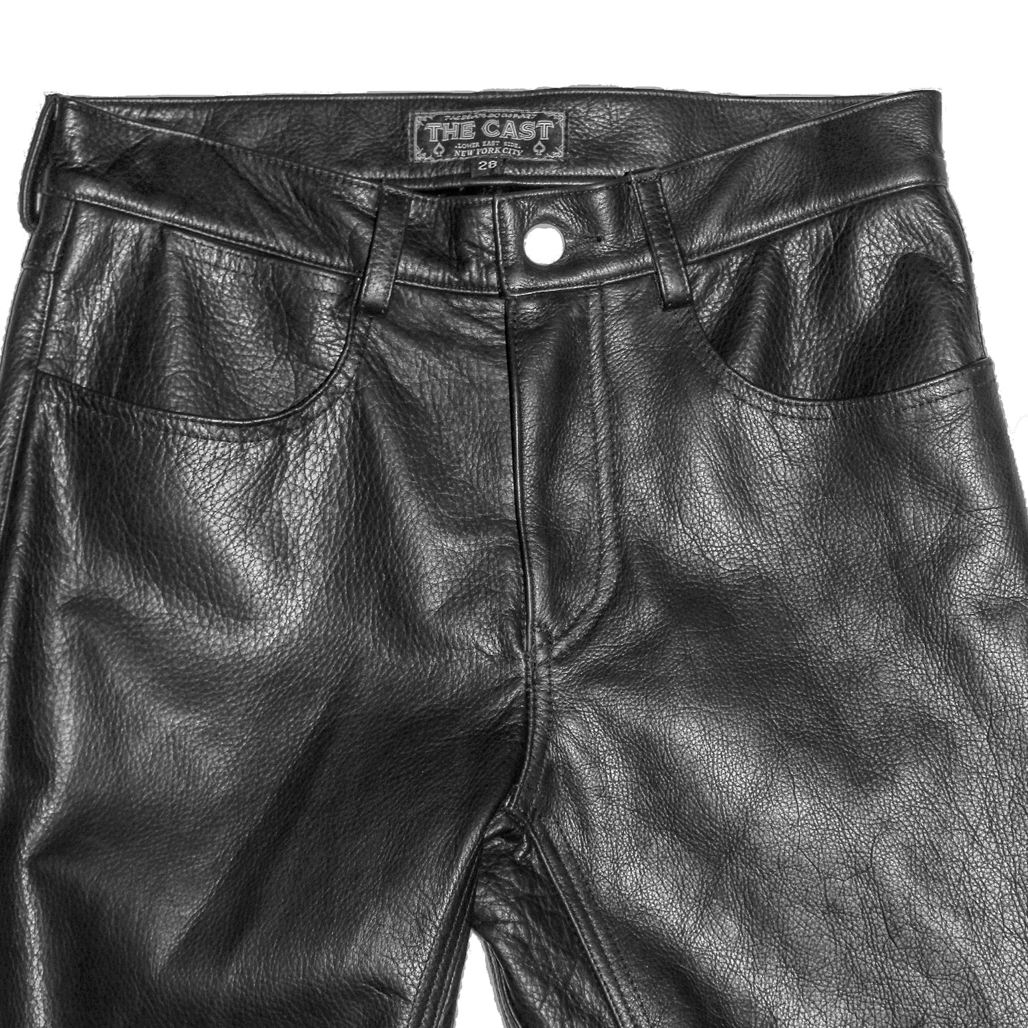 Alexander McQueen Biker Leather Pants in Black for Men | Lyst