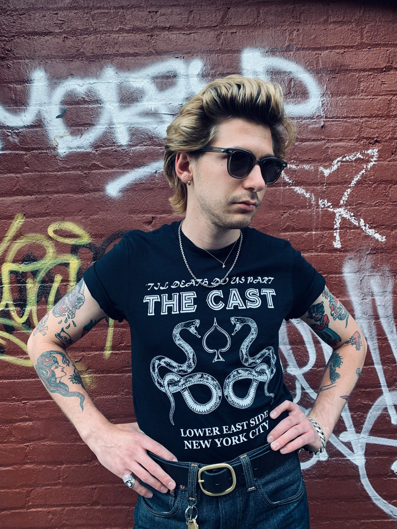 THE CAST NYC TIL DEATH DO US PART T-SHIRT