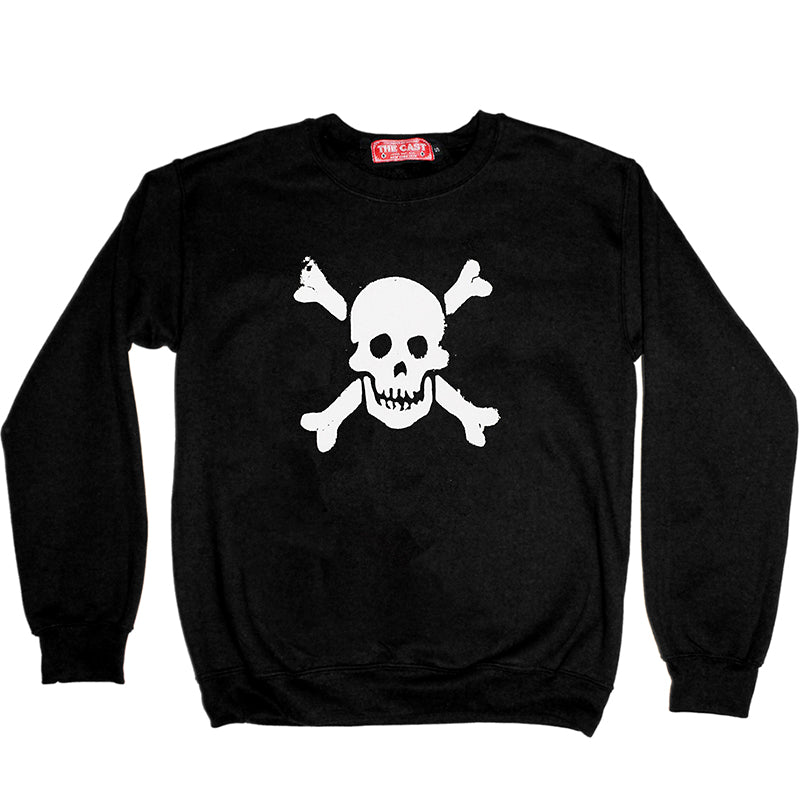 JOLLY ROGER BLACK CREWNECK