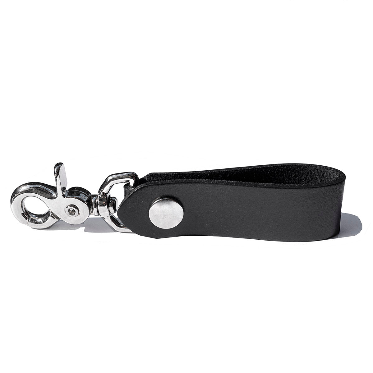 Black Belt Loop Key Chain with Claw Clip #KC18060K - Jamin Leather®