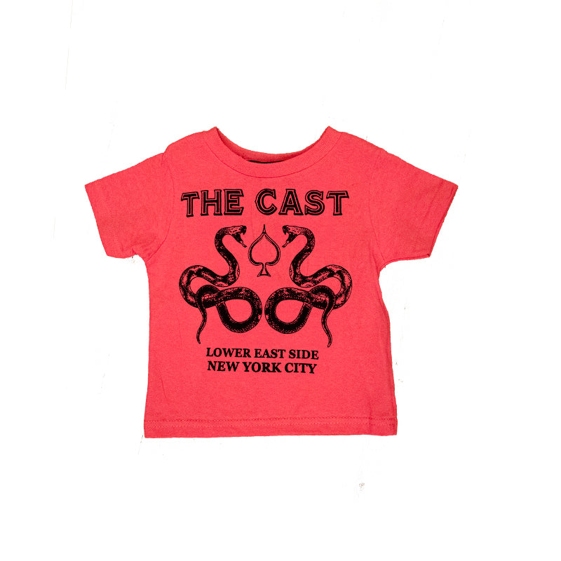 Kids The Cast Snakes T (Hot Pink)