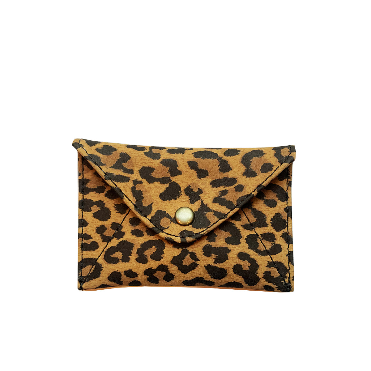 LEATHER MINI–WALLET - LEOPARD