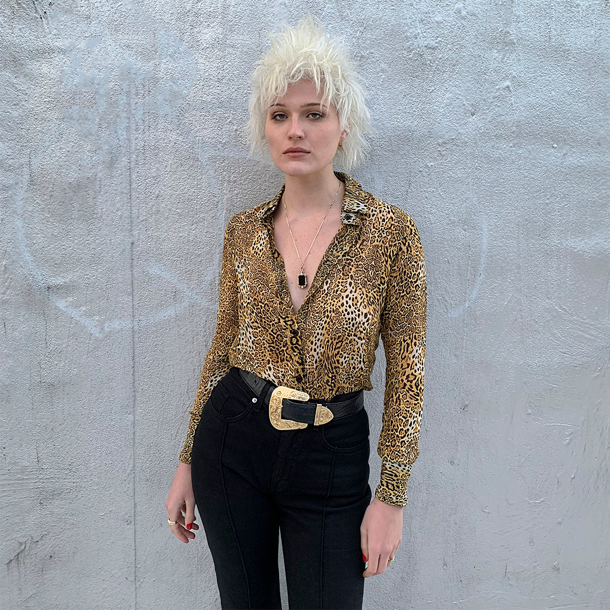 LEOPARD BLOUSE