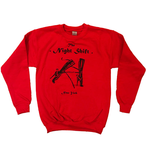 The Night Shift Crewneck (Red)