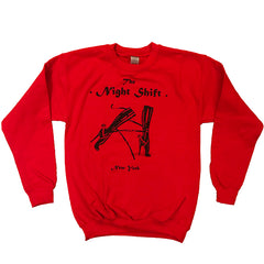 The Night Shift Crewneck (Red)