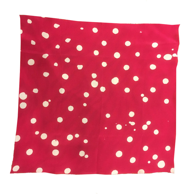 Redlands Polka Dot Bandana - Fuschia