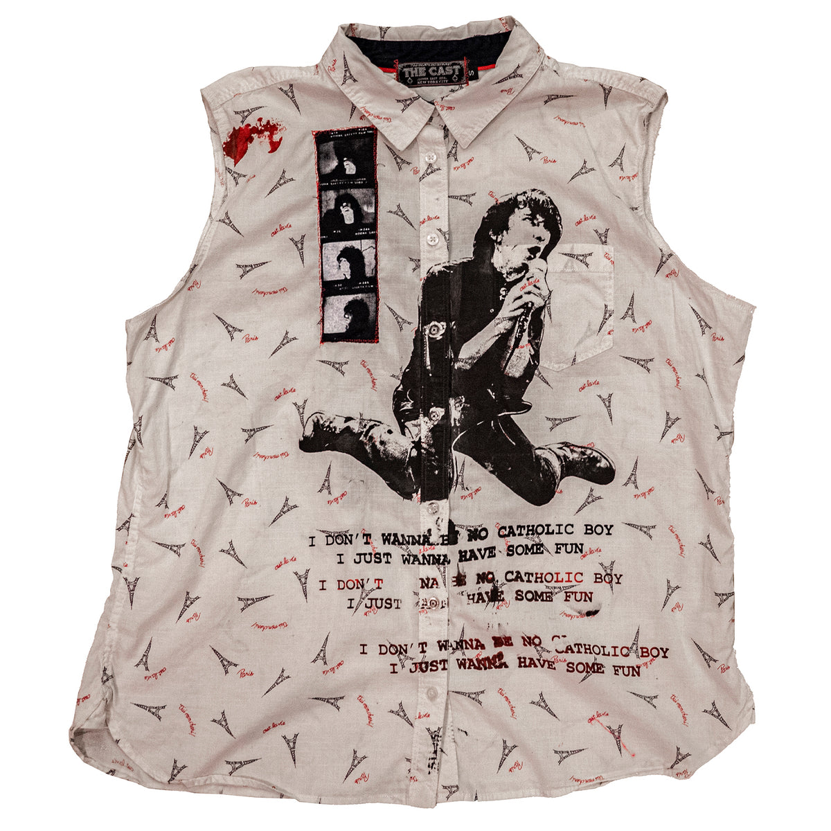 AIN'T IT FUN Sleeveless Button Up