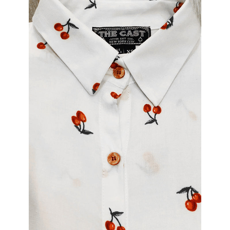 CHERRIES BLOUSE - (2 colors)